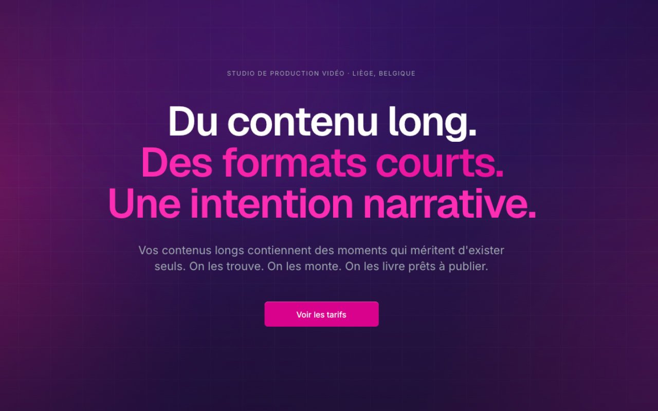 D/BATCH PROD — studio web et vidéo